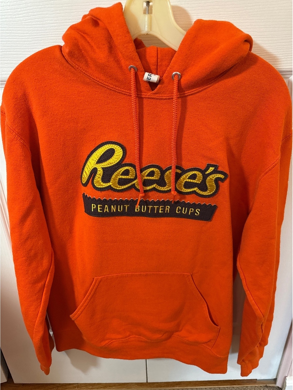Jerzees Nublend Reese's Peanut Butter Cups Orange Hoodie Sweatshirt